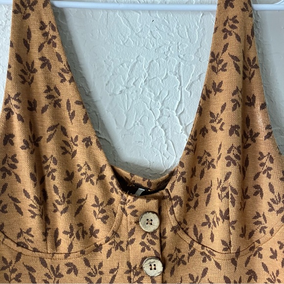 Free People Eyes On You Flare Leg Jumpsuit in Brown - Picture 6 of 15